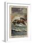 Sinking of the Dredger Arles 1Er, 1909-null-Framed Giclee Print