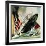 Sinking of the Lusitania-null-Framed Giclee Print