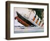 Sinking of the Lusitania-John S. Smith-Framed Giclee Print