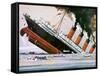 Sinking of the Lusitania-John S. Smith-Framed Stretched Canvas
