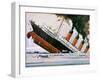 Sinking of the Lusitania-John S. Smith-Framed Giclee Print