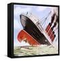 Sinking of the Lusitania-John Keay-Framed Stretched Canvas