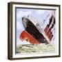 Sinking of the Lusitania-John Keay-Framed Giclee Print