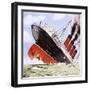 Sinking of the Lusitania-John Keay-Framed Giclee Print