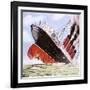 Sinking of the Lusitania-John Keay-Framed Giclee Print