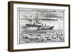 Sinking of the 'Princess Alice' on the River Thames, 1878-null-Framed Giclee Print