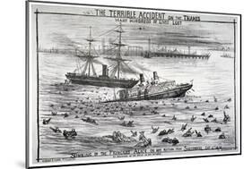 Sinking of the 'Princess Alice' on the River Thames, 1878-null-Mounted Giclee Print