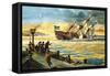 Sinking of the Vasa-Andrew Howat-Framed Stretched Canvas