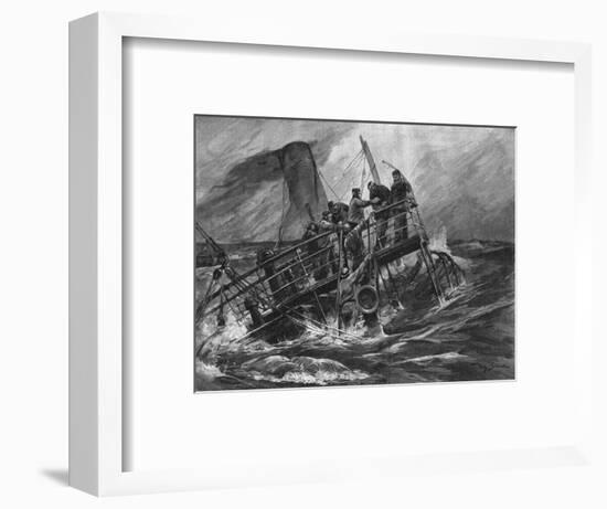 Sinking Ship-Willy Stower-Framed Art Print