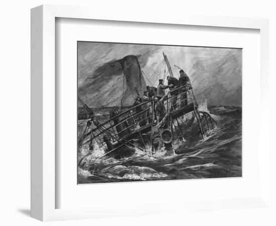 Sinking Ship-Willy Stower-Framed Art Print