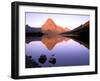 Sinopah Mountain Reflected in Two Medicine Lake, Glacier National Park, Montana, USA-null-Framed Photographic Print