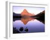 Sinopah Mountain Reflected in Two Medicine Lake, Glacier National Park, Montana, USA-null-Framed Photographic Print