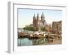 Sint-Nicolaasbasiliek, Amsterdam, Pub. C.1900-null-Framed Giclee Print