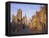 Sint Niklaaskerk and Sint Baafs Kathedraal Ghent, East Flanders, Belgium-Alan Copson-Framed Stretched Canvas