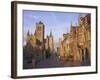 Sint Niklaaskerk and Sint Baafs Kathedraal Ghent, East Flanders, Belgium-Alan Copson-Framed Photographic Print