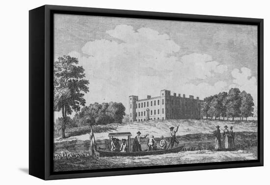 'Sion House, view'd from opposite Isleworth Church', c1760-Edward Rooker-Framed Stretched Canvas