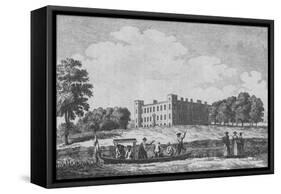 'Sion House, view'd from opposite Isleworth Church', c1760-Edward Rooker-Framed Stretched Canvas