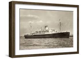 Siosa Line, Doppelschrauben Dampfschiff Caribia-null-Framed Giclee Print