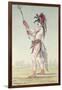 Sioux Ball Player We-Chush-Ta-Doo-Ta, 'The Red Man-George Catlin-Framed Giclee Print