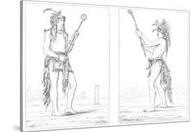 Sioux Ball Players, 1841-Myers and Co-Stretched Canvas