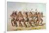 Sioux Bear Dance-George Catlin-Framed Giclee Print