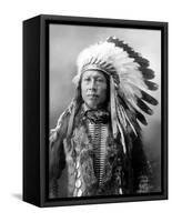 Sioux Brave, C1900-John Alvin Anderson-Framed Stretched Canvas