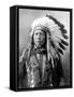 Sioux Brave, C1900-John Alvin Anderson-Framed Stretched Canvas