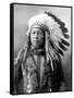 Sioux Brave, C1900-John Alvin Anderson-Framed Stretched Canvas