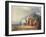 Sioux Camp Scene-Alfred Jacob Miller-Framed Giclee Print