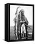 Sioux Chief, C1905-Edward S^ Curtis-Framed Stretched Canvas