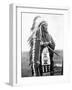 Sioux Chief, C1905-Edward S^ Curtis-Framed Photographic Print