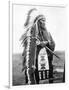 Sioux Chief, C1905-Edward S^ Curtis-Framed Photographic Print