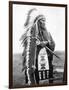 Sioux Chief, C1905-Edward S^ Curtis-Framed Photographic Print