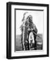 Sioux Chief, C1905-Edward S^ Curtis-Framed Photographic Print