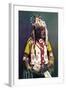 Sioux Chief Old Hand-Carl And Grace Moon-Framed Art Print