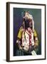 Sioux Chief Old Hand-Carl And Grace Moon-Framed Art Print