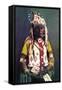 Sioux Chief Old Hand-Carl And Grace Moon-Framed Stretched Canvas