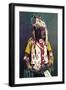 Sioux Chief Old Hand-Carl And Grace Moon-Framed Art Print