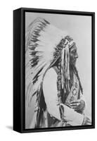 Sioux Chief Sitting Bull-Stocktrek Images-Framed Stretched Canvas