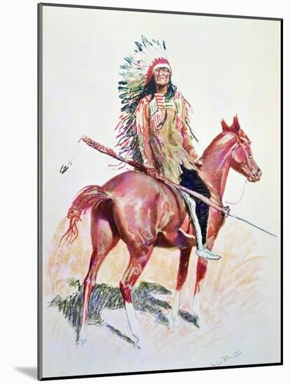 Sioux Chief-Frederic Sackrider Remington-Mounted Giclee Print