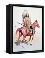 Sioux Chief-Frederic Sackrider Remington-Framed Stretched Canvas