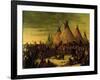 Sioux Council, 1847-George Catlin-Framed Giclee Print