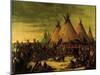 Sioux Council, 1847-George Catlin-Mounted Giclee Print