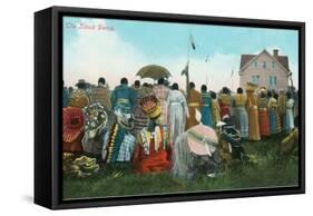 Sioux Dance-null-Framed Stretched Canvas