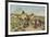 Sioux Encampment, Porcupine, 1910-John Hauser-Framed Giclee Print