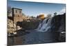 Sioux Falls Park at Dusk, Sioux Falls, South Dakota, USA-Walter Bibikow-Mounted Photographic Print