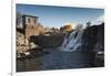 Sioux Falls Park at Dusk, Sioux Falls, South Dakota, USA-Walter Bibikow-Framed Photographic Print