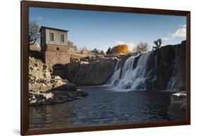 Sioux Falls Park at Dusk, Sioux Falls, South Dakota, USA-Walter Bibikow-Framed Photographic Print