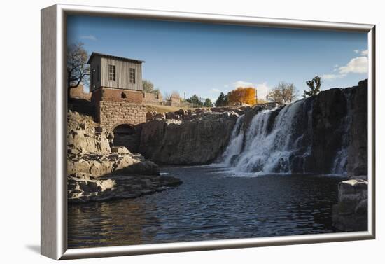 Sioux Falls Park at Dusk, Sioux Falls, South Dakota, USA-Walter Bibikow-Framed Photographic Print