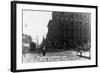 Sioux Falls, South Dakota - Southern View down Phillips Ave from 9th Street-Lantern Press-Framed Art Print